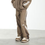 Contrast Stitched Adjustable Racing Trousers