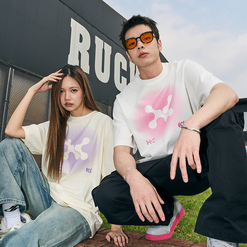 Gradient Molecules Logo Tee