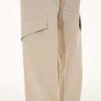 Draped Deconstructed Casual Pants