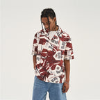 Cigarette Packs Cuban Shirt