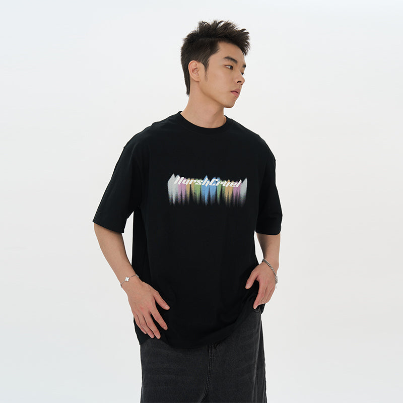 Dripping Rainbow Logo Tee