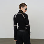 Racing Wool Knit Turtleneck