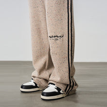 Load image into Gallery viewer, Striped Embroidered Knitted Trousers
