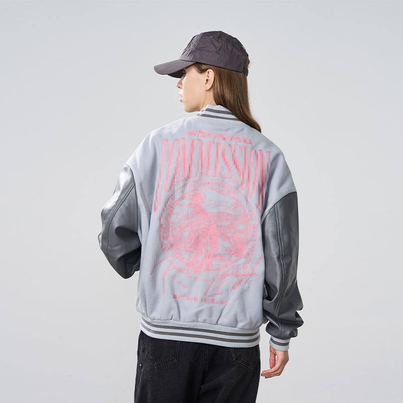 Commission Embroidered Varsity Jacket