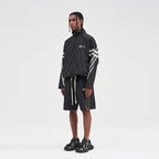 Detachable Zipper Logo Shorts