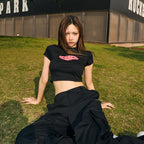 Chrome Dynamic Logo Crop Top