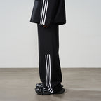 Patchwork Striped Suit Trousers