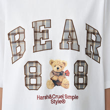 Load image into Gallery viewer, Plaid Print Teddy Bear Tee
