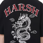 Vintage Dragon Embroidered Tee