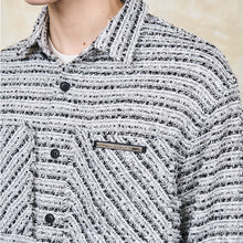 Load image into Gallery viewer, Distressed Tweed L/S Shirt
