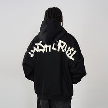 Load image into Gallery viewer, Taped Logo Printed Hoodie
