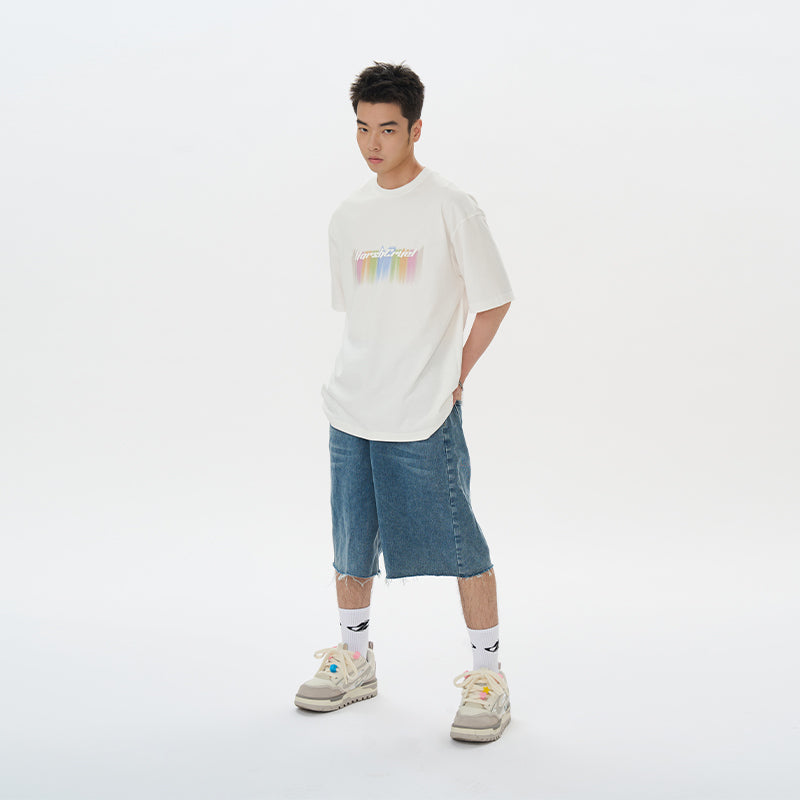 Dripping Rainbow Logo Tee