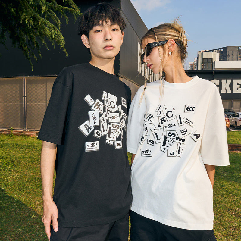 Alphabet Printed Logo Tee