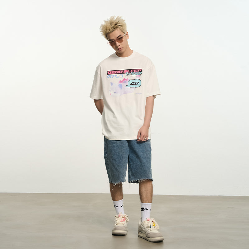 Monday Sleep Printed Tee