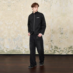 Stand Up Collar Twill Jacket