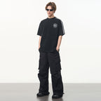 Patchwork Striped Retro Tee