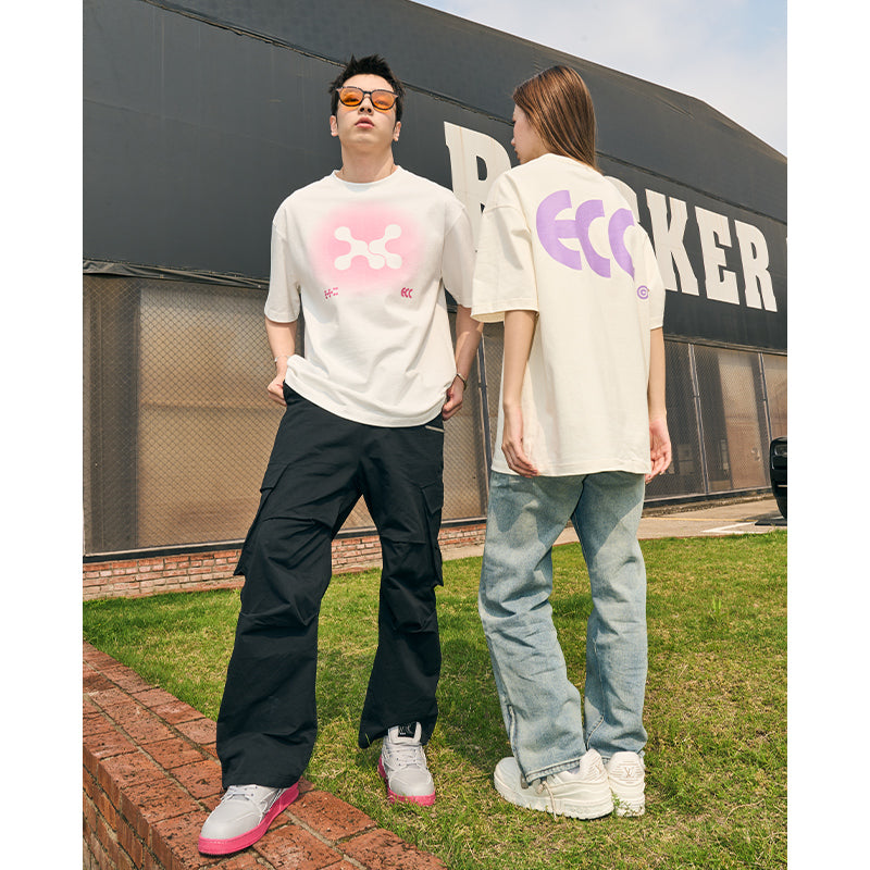 Gradient Molecules Logo Tee