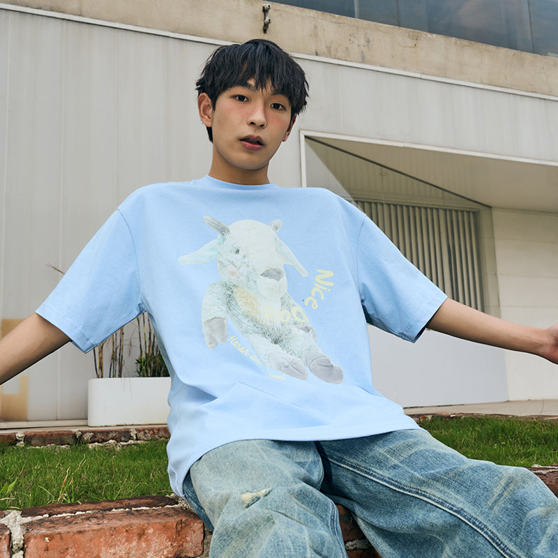 Goat Peluche Printed Tee