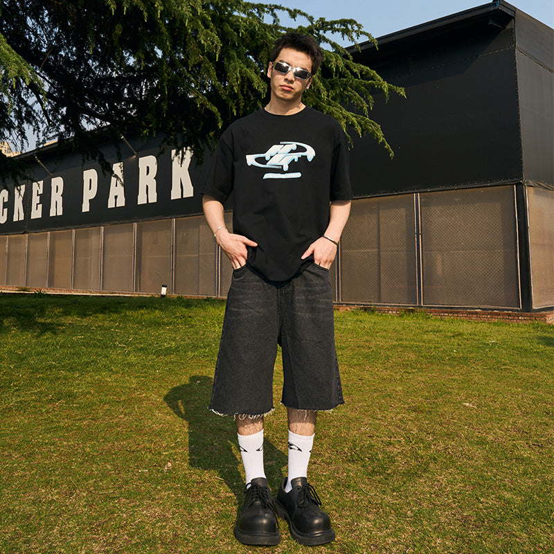 Melted Logo Printed Tee