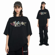 Load image into Gallery viewer, Floral Wrap Embroidered Tee
