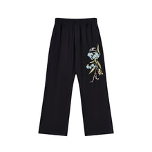 Load image into Gallery viewer, Floral Embroidery Slim Trousers
