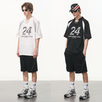 Structure Spliced Racing Tee