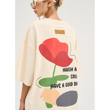 Load image into Gallery viewer, Cartoon Rose Printed Tee
