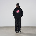 Rainbow Dynamic Logos Foam Print Hoodie