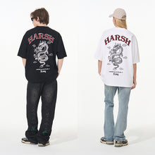 Load image into Gallery viewer, Vintage Dragon Embroidered Tee
