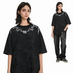 Gothic Thorn Collar Logo Tee