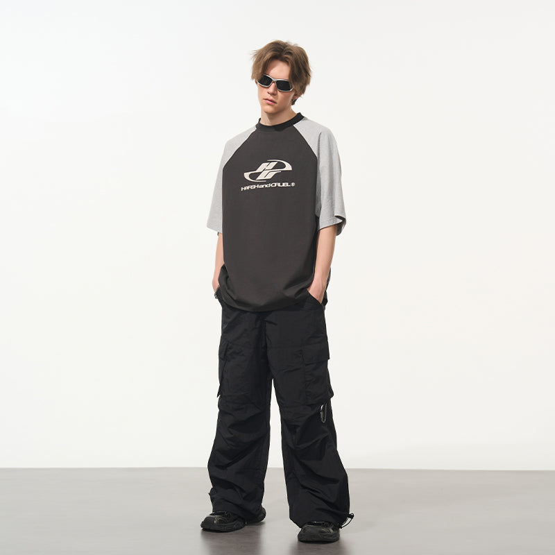 Colorblock Raglan Logo Tee