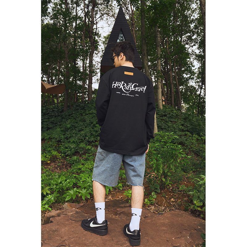 Embroidered Logo Patch L/S Tee