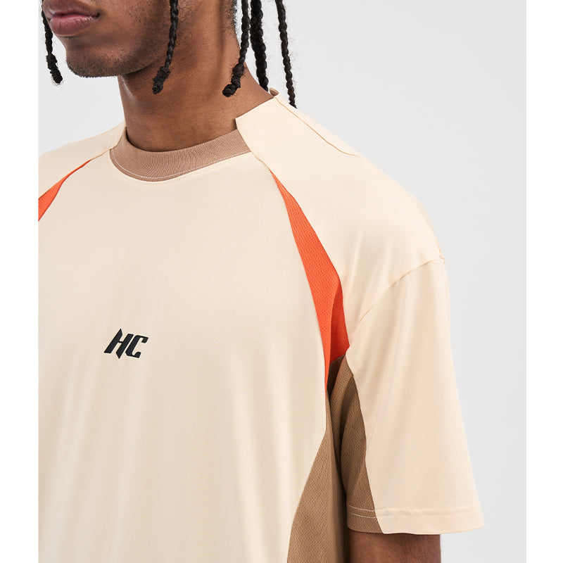 Splicing Irregular Sleeves Tee