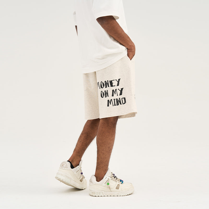 Money On My Mind Printed Shorts
