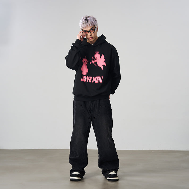 Cupido's Arrow Printed Hoodie