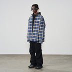 Embroidered Logo Checkered L/S Shirt