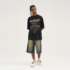 Handwritten Slogan Logo Printed Tee