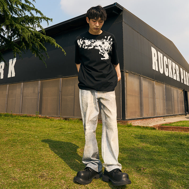 Question Mark Printed Tee