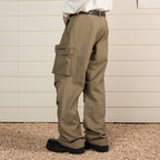 Multi-Pocket Pleated Paratrooper Pants