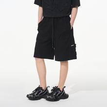 Load image into Gallery viewer, Functional Cargo Drawstring Shorts
