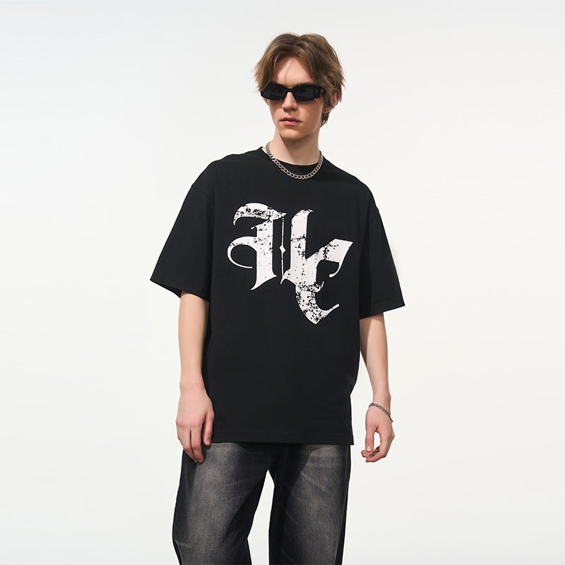 Ruined Gothic Logo Printed Tee