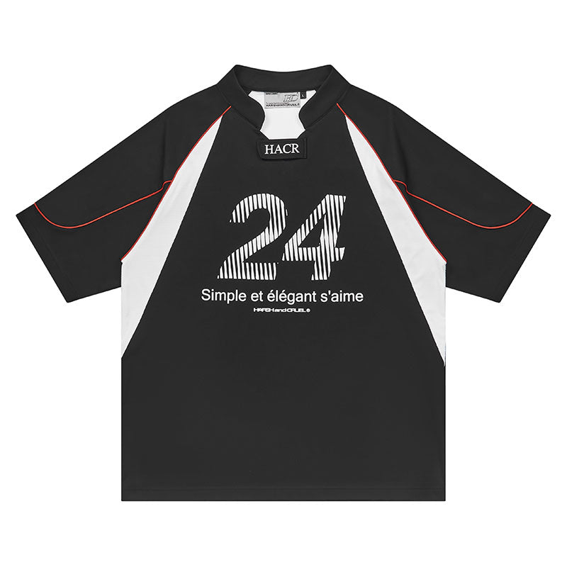 Structure Spliced Racing Tee