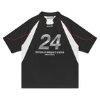 Structure Spliced Racing Tee