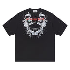 Symmetrical Floral Print Tee