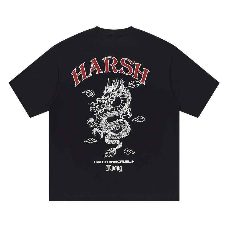 Vintage Dragon Embroidered Tee