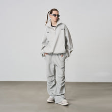 Load image into Gallery viewer, Half Zip Stitched Pullover
