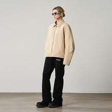 Load image into Gallery viewer, Suede Stitched Padded Jacket
