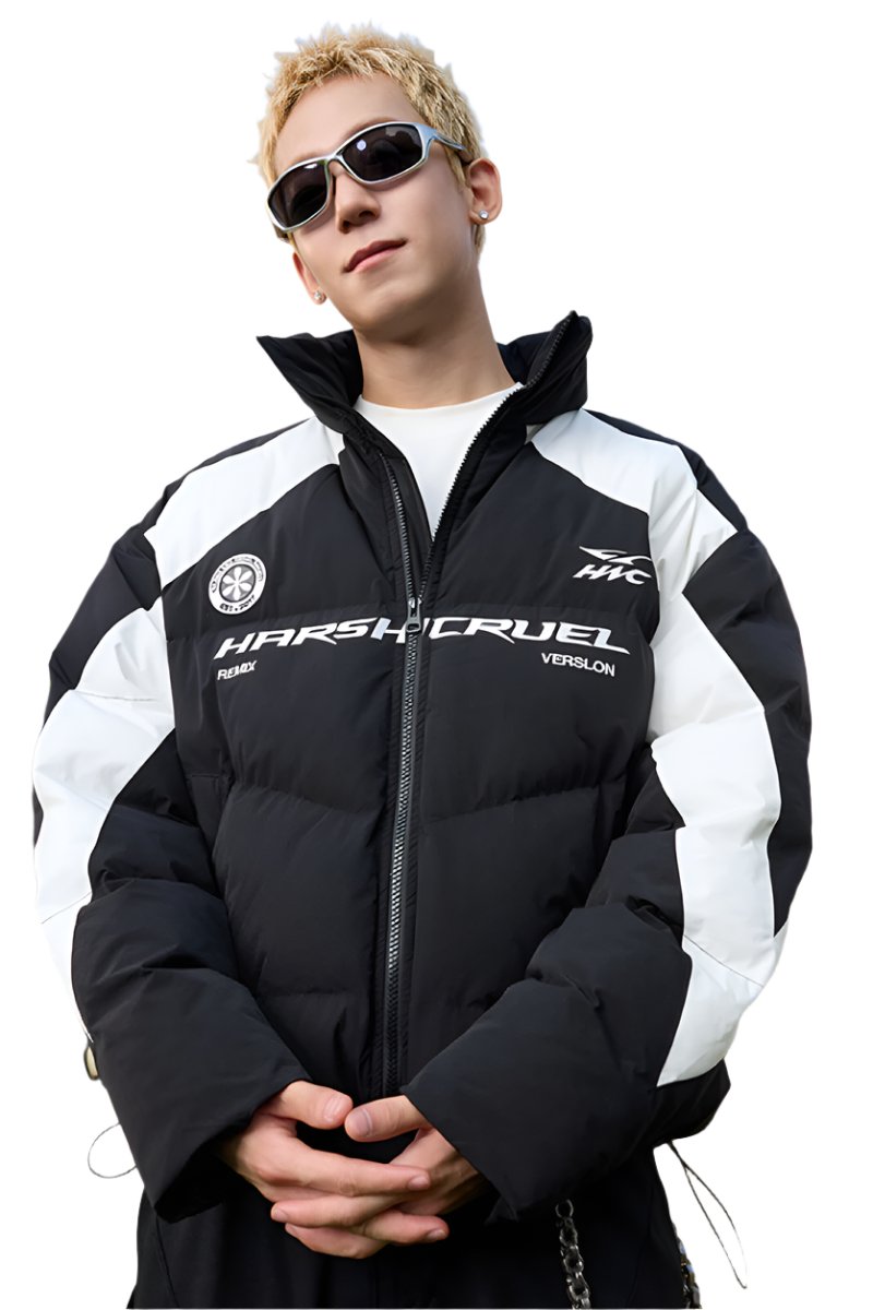 Racing Colorblock Padded Jacket