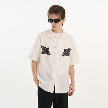 Load image into Gallery viewer, Colorblock Scout Embroidery Knots Shirt
