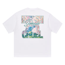 Load image into Gallery viewer, Font Art Oil Painting Floral Tee
